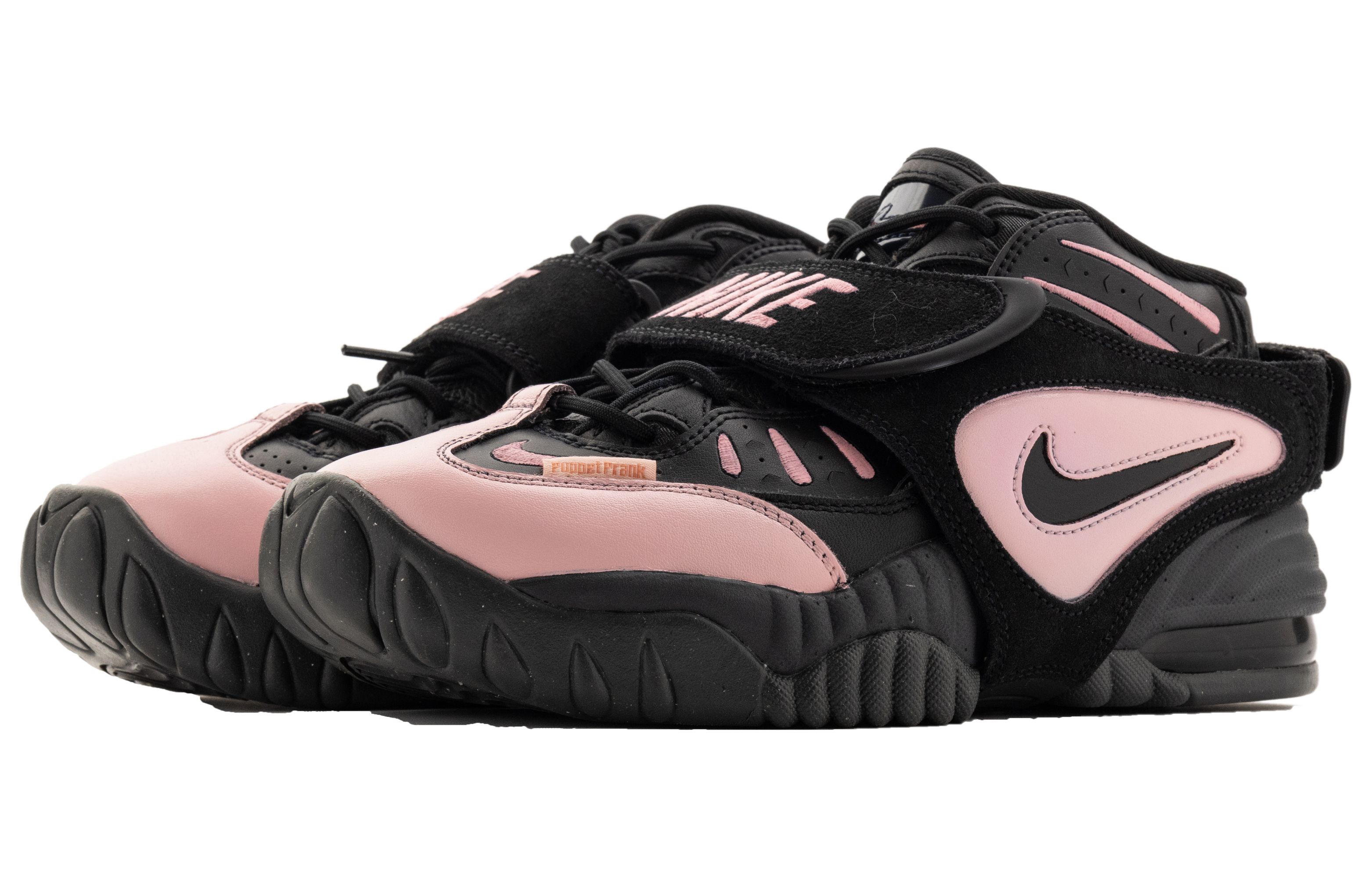 Nike Air Adjust Force Abrasion Resistant Mid top Vintage Basketball Shoes Women’s Black Pink