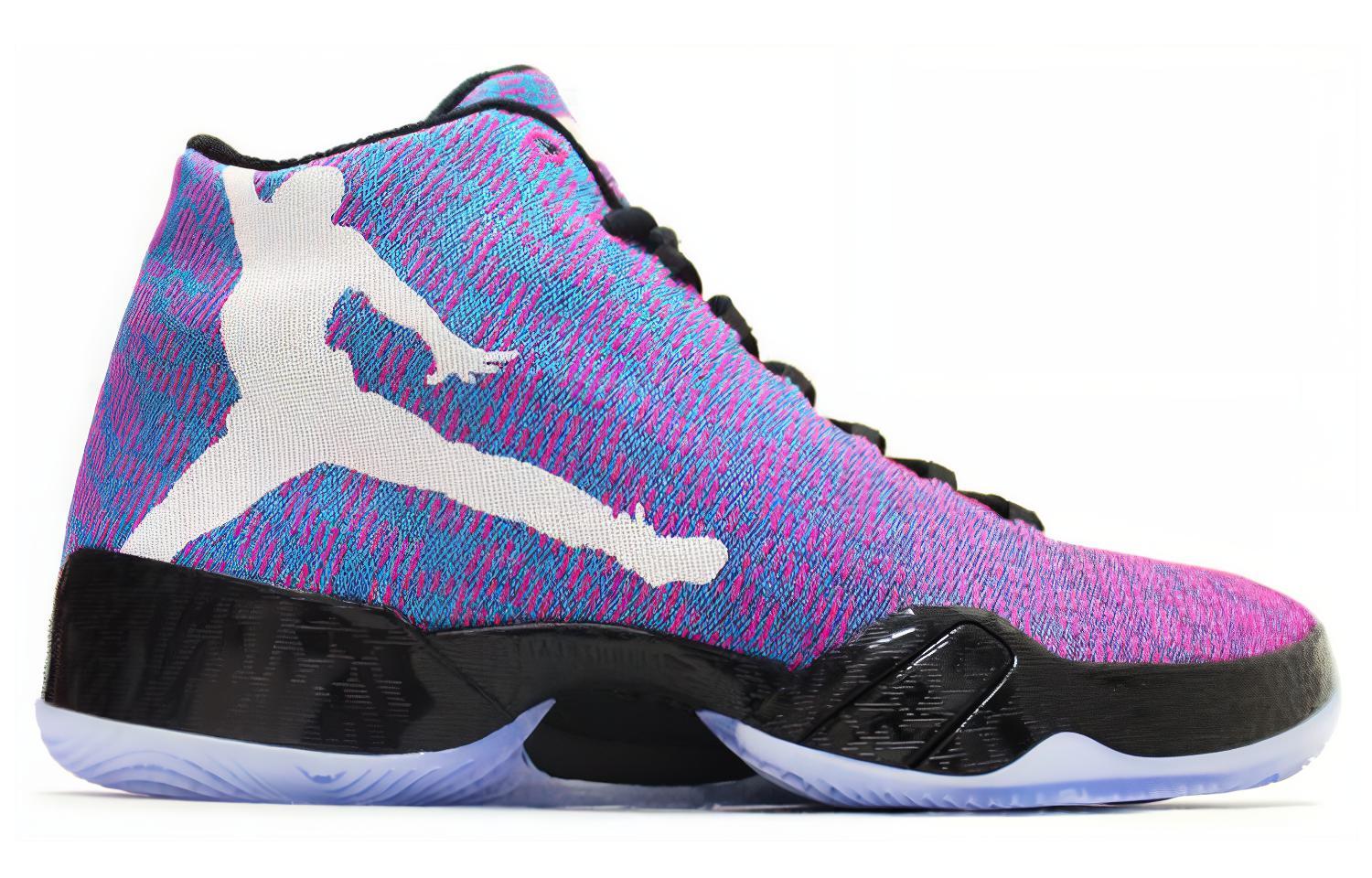 Мужские кроссовки Jordan Air Jordan 29 Riverwalk OG (фиолетовый) — 粉色/热带青/黑/白 — фото 2