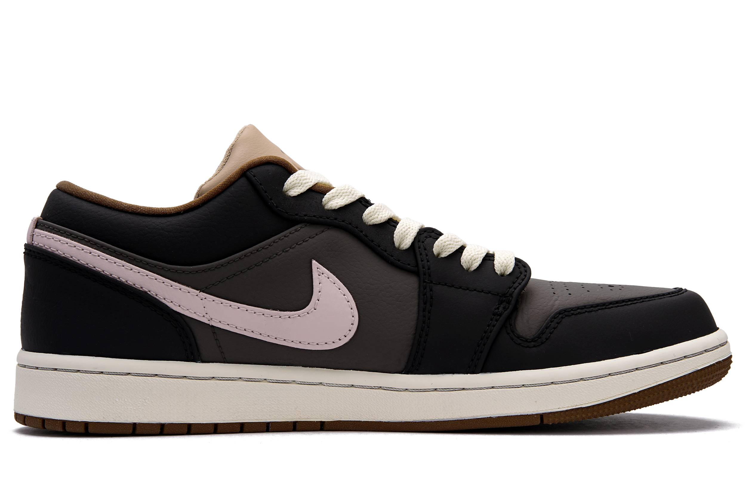 Jordan Air Jordan 1 Cocoa Breeze Low top Vintage Basketball Shoes Men’s Pink Brown