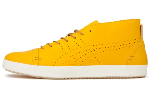 Onitsuka Tiger Colesne Abrasion Resistant Mid top Skateboard Shoes Men's Bright Yellow
