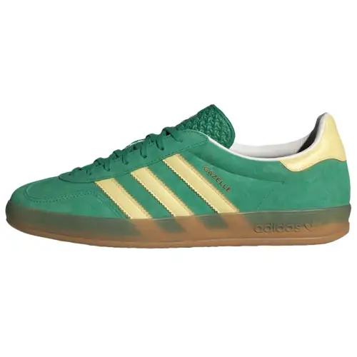 Gazelle Adidas Originals Indoor 'Semi Court Green Almost Yellow'