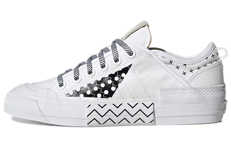 Adidas Nizza 'White Black' Women's