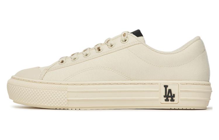 MLB Playball Slip Resistant Abrasion Resistant Low top Canvas Shoes Unisex White