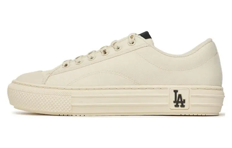 MLB Playball Slip Resistant Abrasion Resistant Low top Canvas Shoes Unisex White