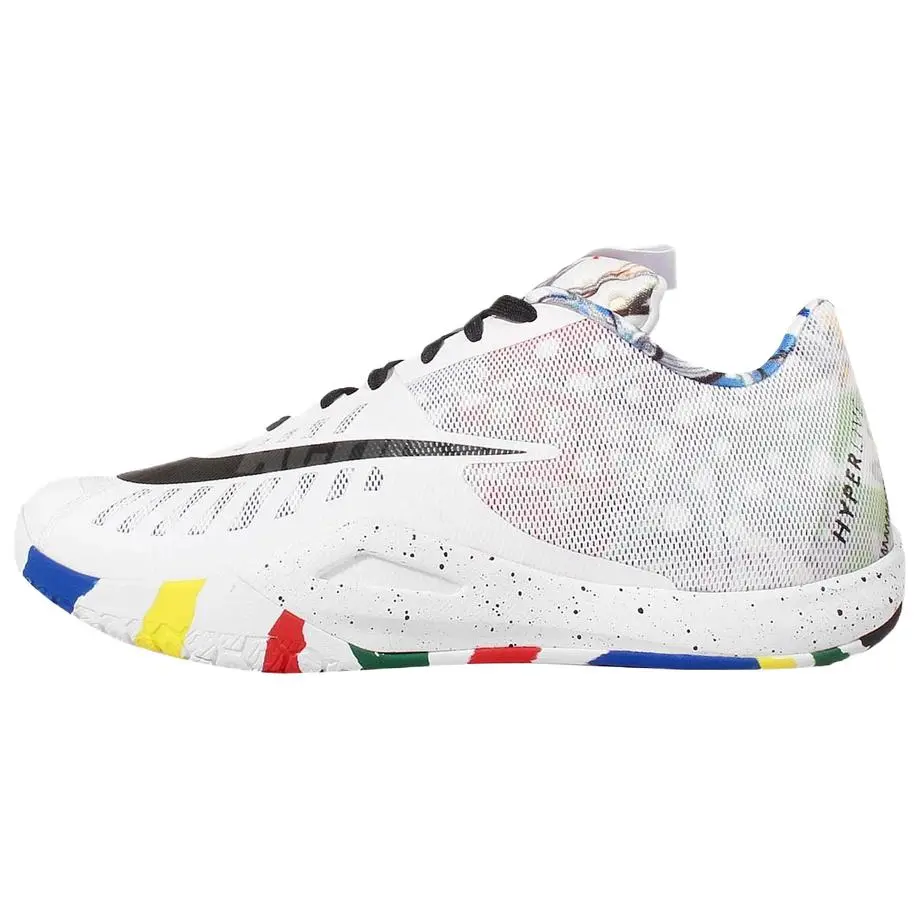 Nike Hyperlive Slip Resistant Abrasion Resistant Slip Resistant Abrasion Resistant Low top Basketball Shoes Unisex