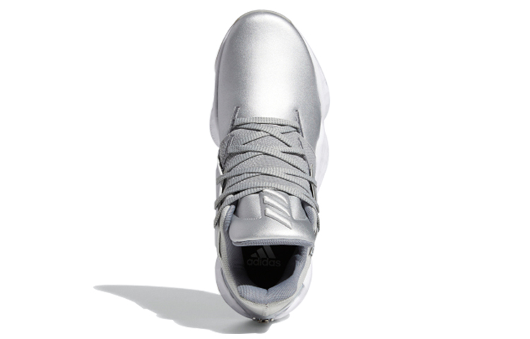 Мужские кроссовки adidas Harden Vol. 4 Gca (серебристо-серый) — фото 5