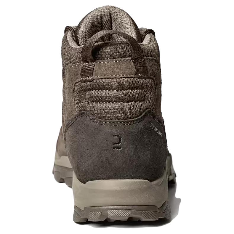 DECATHLON Slip Resistant Abrasion Resistant Mid top Mountaineering Shoes Men’s Brown