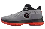 Li Ning The Sixth Man Basketball Shoes Unisex Mid Top Gray/Red