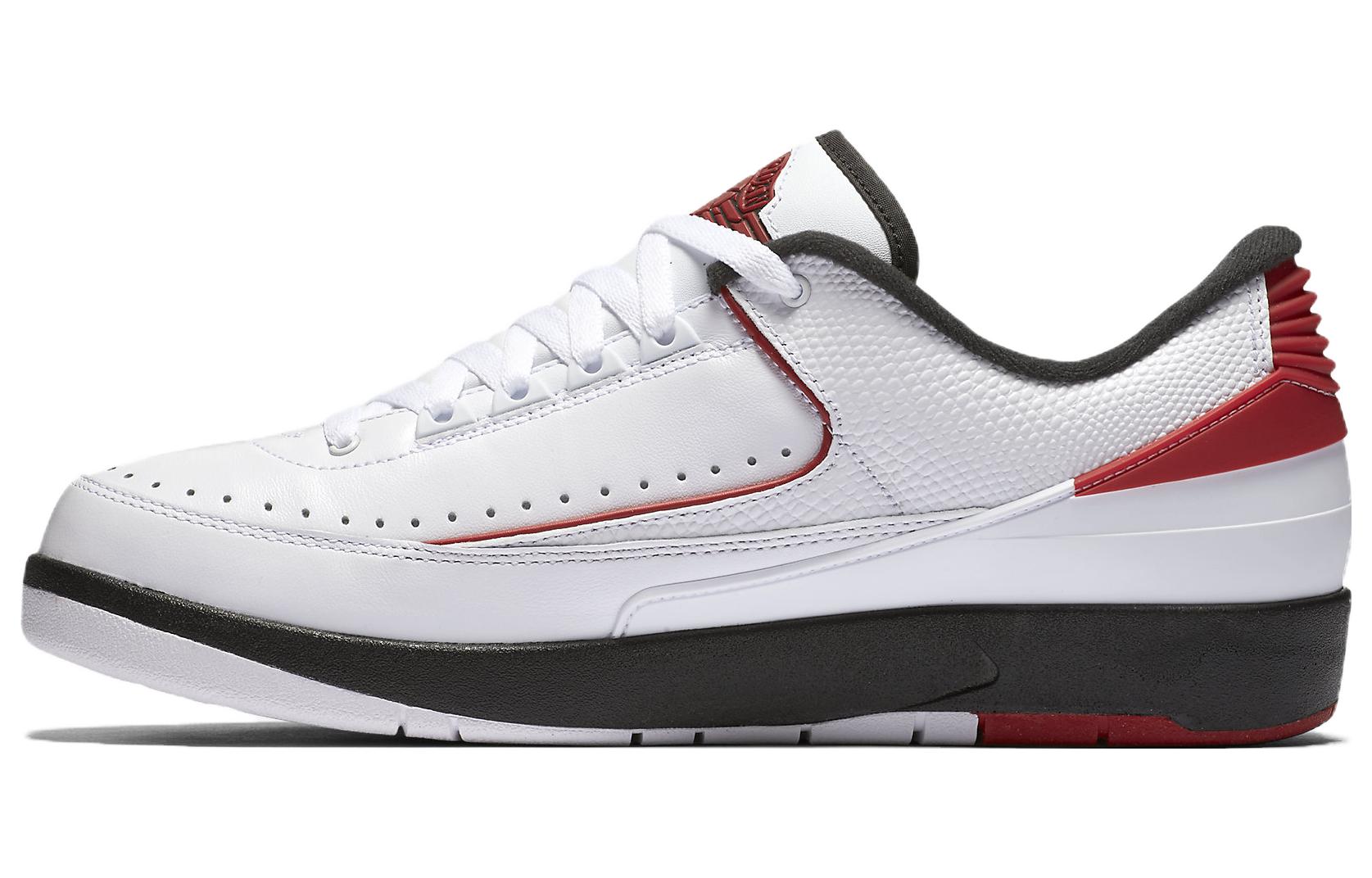 Jordan Air Jordan 2 Retro Low Chicago (2016) low-top retro basketball shoes men's black and red