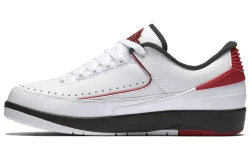 Jordan Air Jordan 2 Retro Low Chicago (2016) low-top retro basketball shoes men's black and red