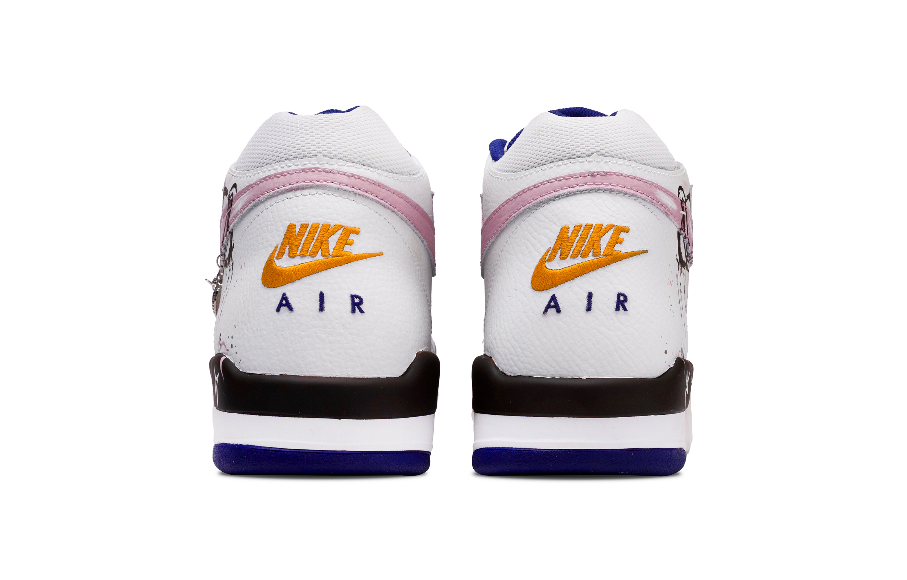 Nike Flight Legacy Steam Planet Slip Resistant Abrasion Resistant Mid top Vintage Basketball Shoes Men’s