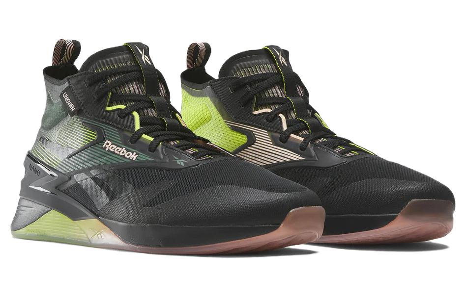 Reebok NANO UNKNWN Comfortable Low top Training Shoes Unisex Black Green