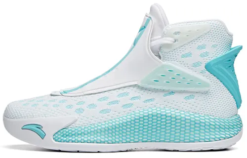 Anta Thompson KT5 High Top Practical Basketball Shoes Men's Swimming Pool Blue