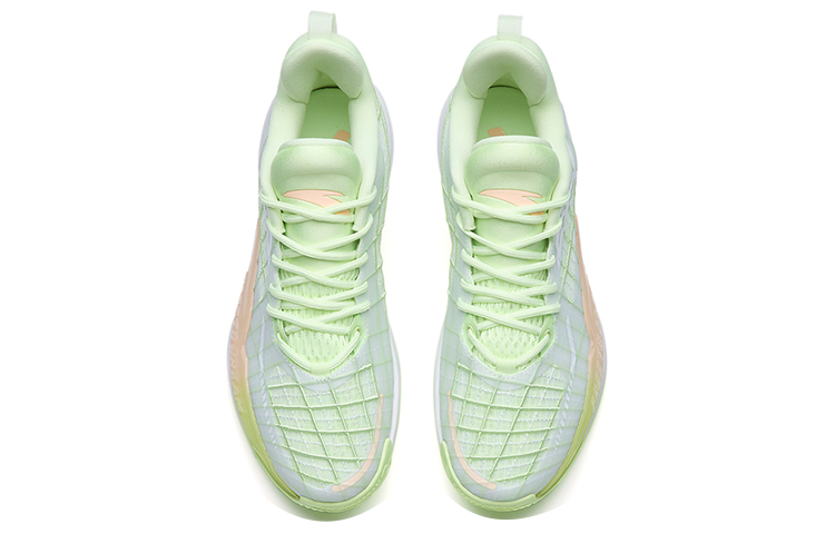 Anta Light Horseman 3 Nitrogen Technology Low top Performance Basketball Shoes Men’s White Green Pink