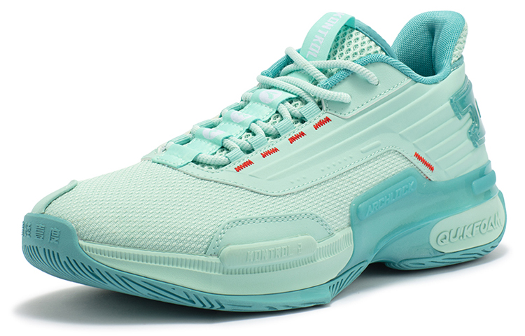 361° Restraint 2 TD Cushioning Abrasion Resistant Breathable Slip Resistant Low top Basketball Shoes Men’s Light Cyan