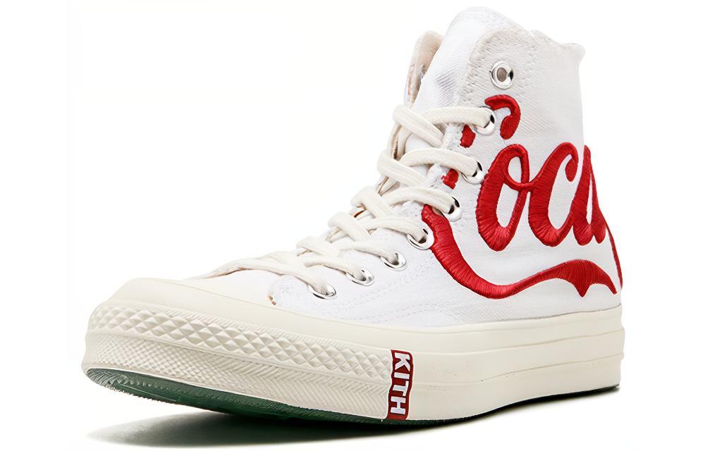 Кеды Converse Chuck Taylor All Star 70s Hi Kith Coca-Cola (бело-красные) — фото 3