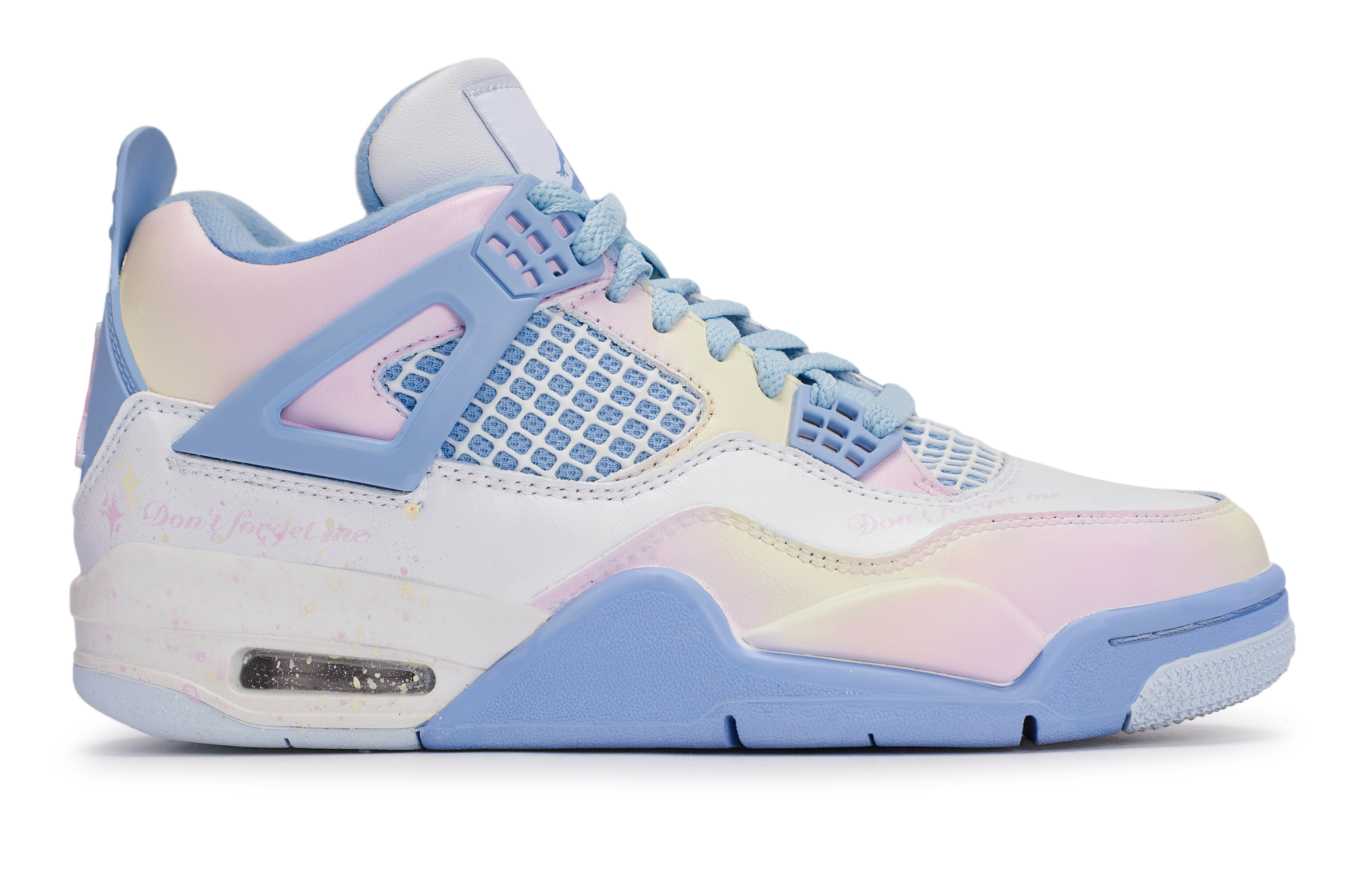 Jordan Air Jordan 4 811 Manufacturing, Gradient Starry, Special Shoe Box Abrasion Resistant Low top