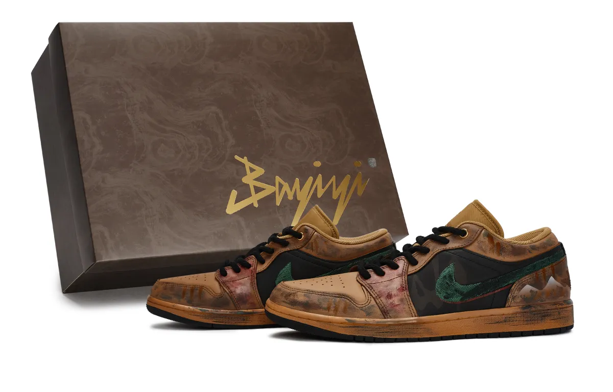 Jordan Air Jordan 1 811 Manufacturing, Wanderer Without Boundaries, Special Shoe Box Slip Resistant Abrasion Resistant