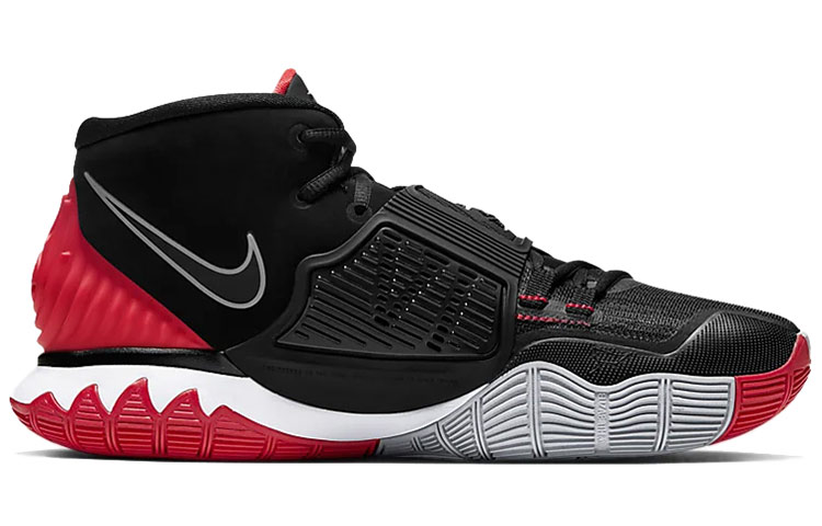 Баскетбольные кроссовки Nike Kyrie 6 (черно-красный) — фото 2