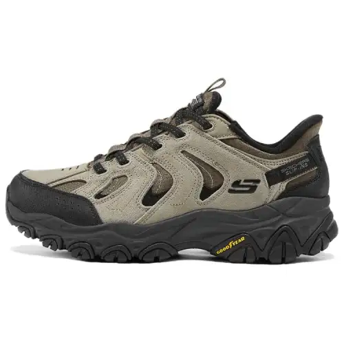 Skechers After Burn M.Fit 2.0 Low top Mountaineering Shoes Men's Taupe