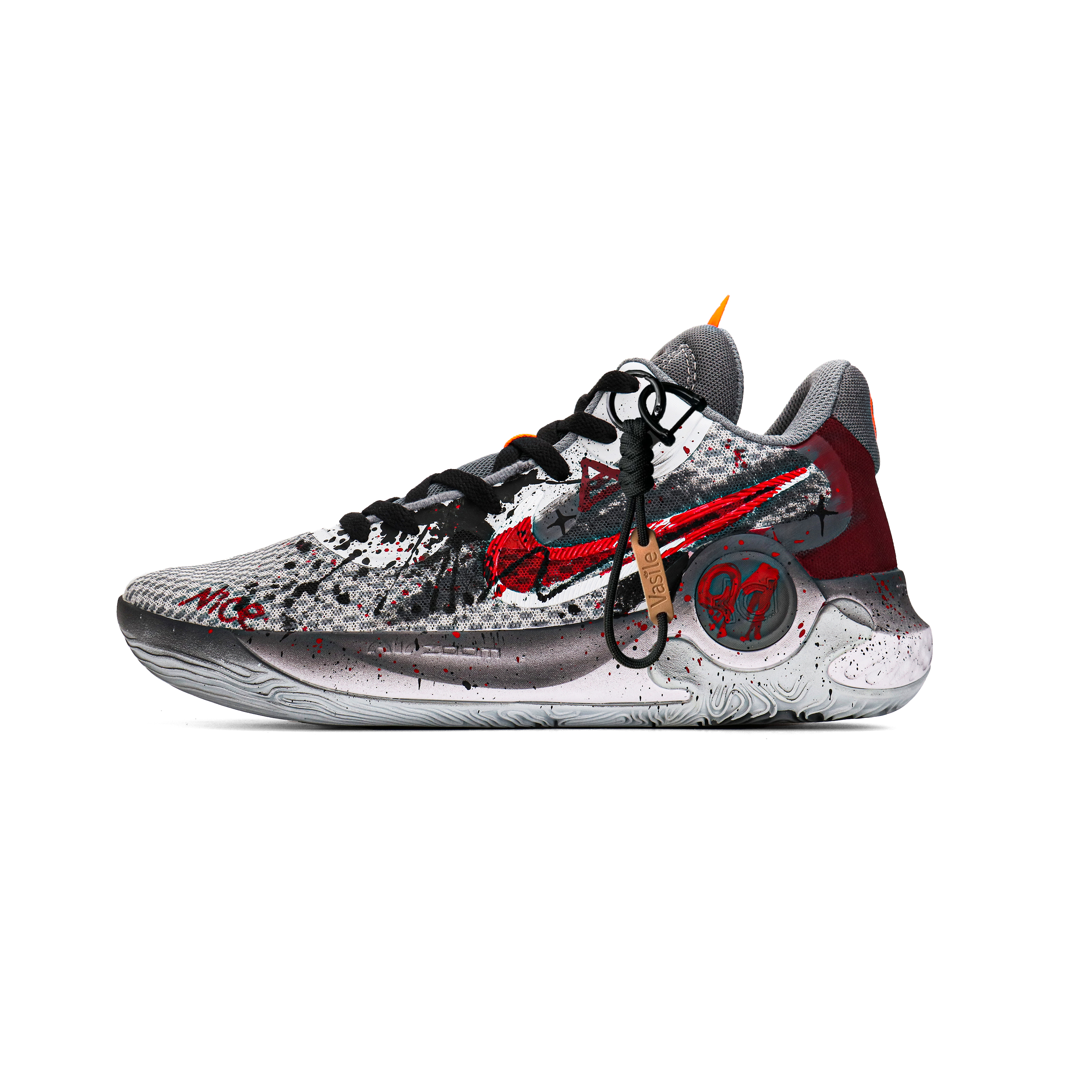 Nike KD Trey 5 IX Basketball Shoes Unisex Mid Top Black Red