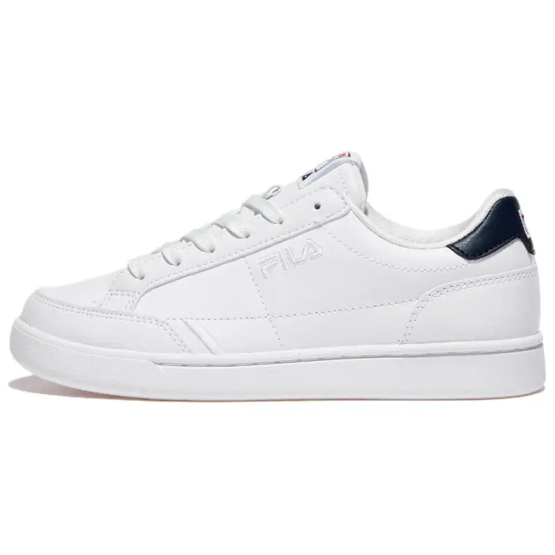 FILA Elite Coat V3 Cushioning Abrasion Resistant Cushioning, Wear Resistant Low top Skateboard Shoes Unisex Black White