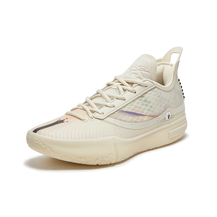 361° Joker 1 GT SE Cushioning Slip Resistant Abrasion Resistant Breathable Low top Basketball Shoes Men’s White Black