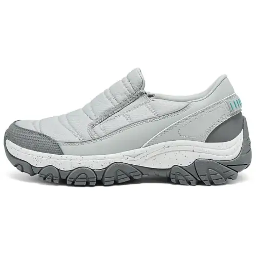 Skechers OUTDOOR Breathable Abrasion Resistant Breathable And Wear resistant Low top Hiking Shoes Women's Light Gray