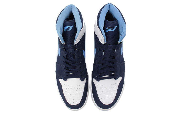 Мужские кроссовки Jordan Air Jordan 1 Retro Chris Paul (сине-белые) — фото 4