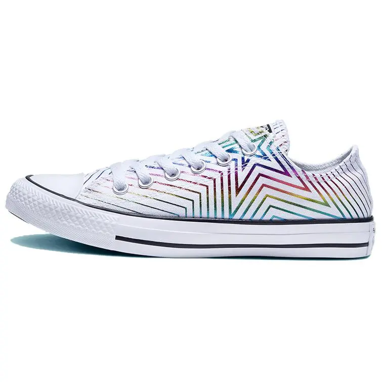 Converse Chuck Taylor All Star Exploding Star Low Top 'White Rainbow' Women's