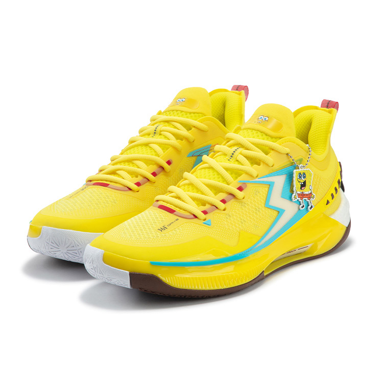 361° BIG3 5.0 Quick Pro SpongeBob Game Ready Cushioning Slip Resistant Abrasion Resistant Breathable Low top