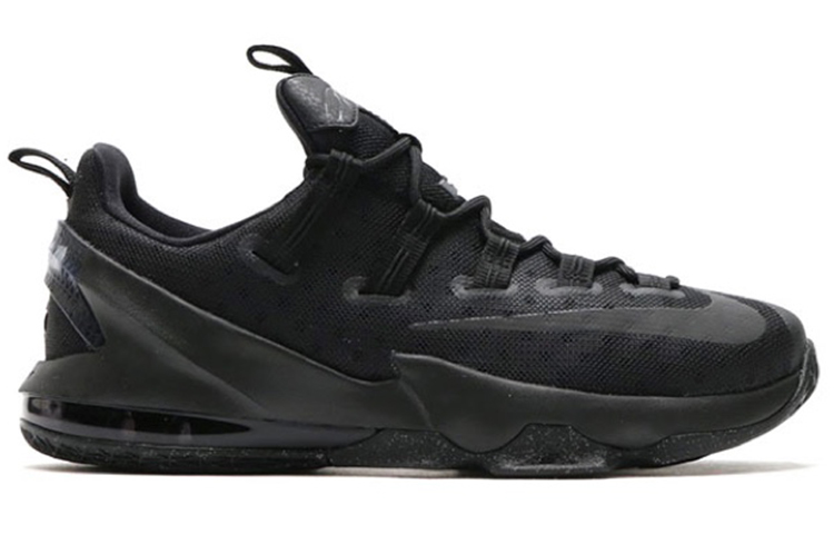 Мужские кроссовки Nike LeBron 13 Low (черные) — фото 2