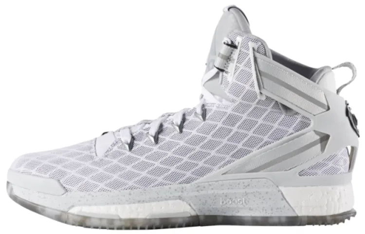 Adidas D Rose 6 BOOST Abrasion Resistant Abrasion Resistant High top Basketball Shoes Men's Gray