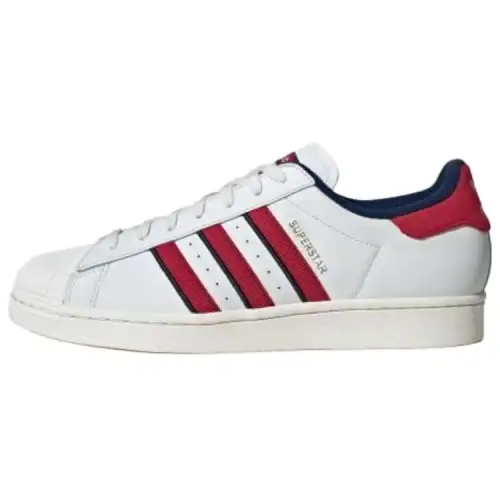 Adidas Superstar 'White Team Victory Red Indigo'