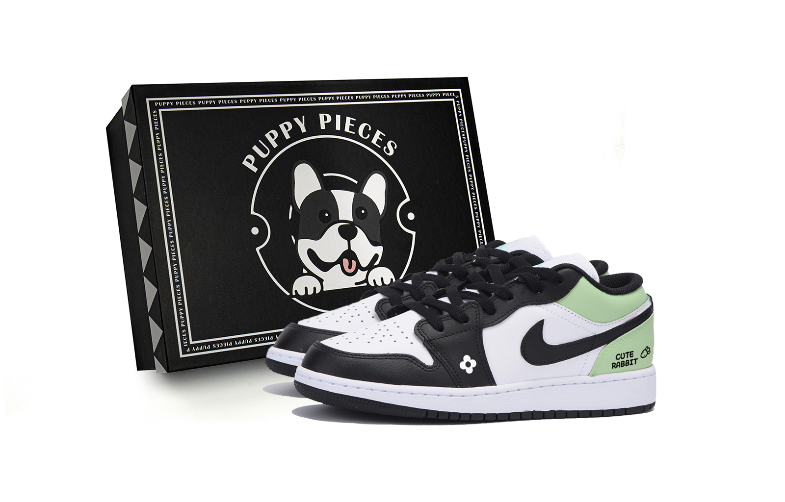Jordan Air Jordan 1 Urban Chic Style, Exclusive Shoe Box Low top Vintage Basketball Shoes Men’s White