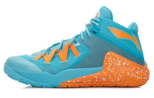 LiNing Wade Series Comfortable and Versatile Textile Synthetic Leather TPU Shock Absorbing Anti-Slip Wear-Resistant Wrapping Support Mid-top Basketball Shoes Same Style for Men and Women