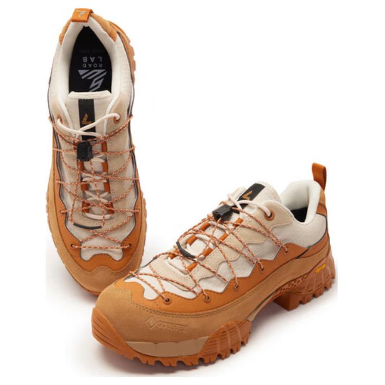 KOLON SPORT Ton Textile, Synthetic Leather Low top Hiking Shoes Unisex Brown Beige