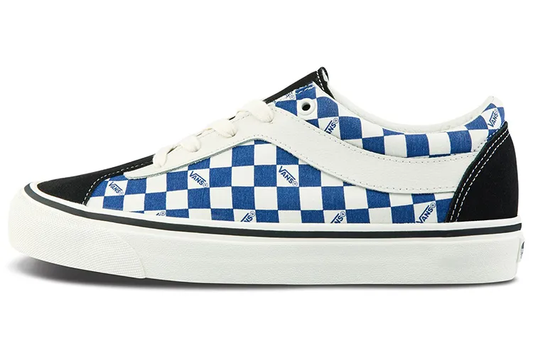 Vans Bold Ni Fabric Low top Abrasion Resistant Lightweight Skateboard Shoes Unisex Blue White