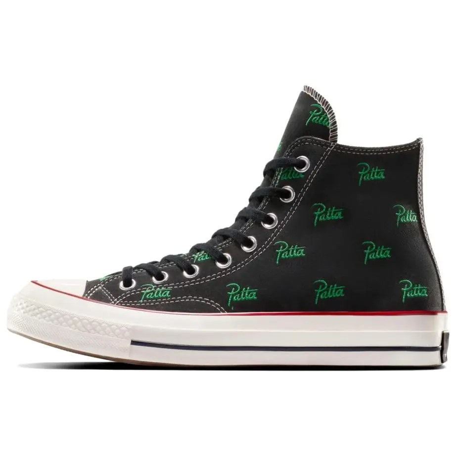 Chuck 70 Patta x Chuck 70 Converse High 'Mini Logo Pack - Black'