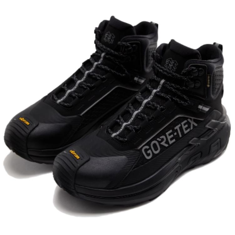KOLON SPORT Waterproof And Breathable High top Hiking Shoes Unisex Black