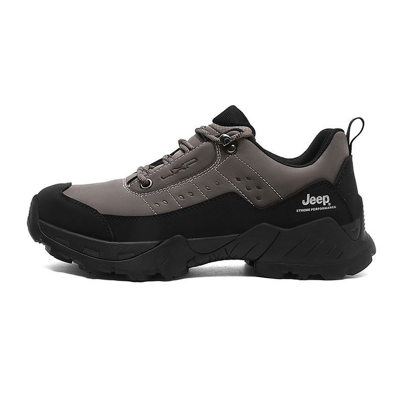 Jeep Textile, Split Cow Leather Low top Mountaineering Shoes Men’s