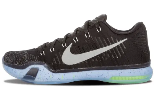 Nike Kobe 10 Elite HTM Arrowhead Kobe 10 Arrow Round Head Lace Unslip Lightweight Low Top Basketball Shoes Men's Black