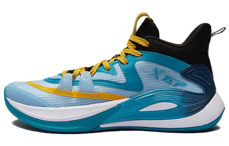 XTEP Cushioning Slip Resistant Low top Basketball Shoes Men’s Blue