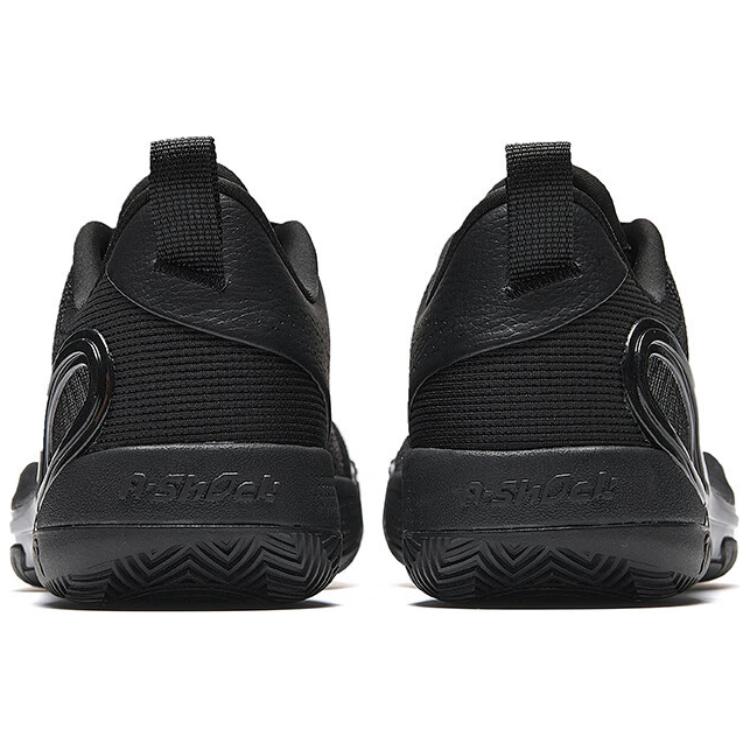 Anta Cushioning Slip Resistant Abrasion Resistant Low top Basketball Shoes Men’s Black
