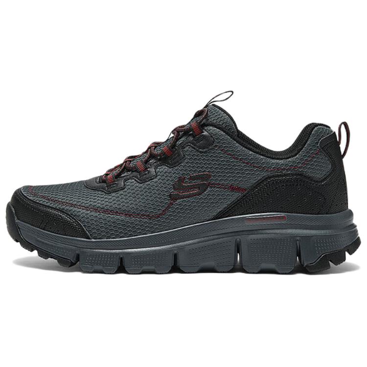 Skechers Summits At Wear resistant And Lightweight Low top Hiking Shoes Men’s Charcoal Black