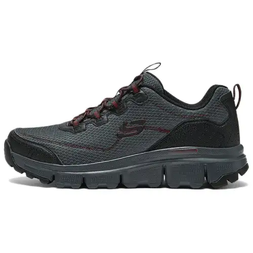 Skechers Summits At Wear resistant And Lightweight Low top Hiking Shoes Men's Charcoal Black