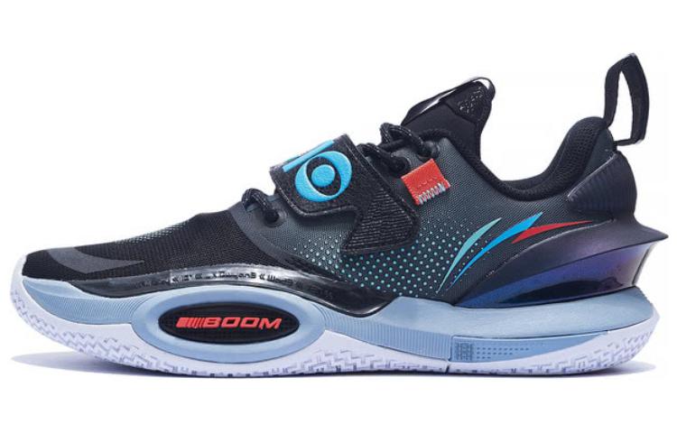 LiNing Li Ning City 10 V2 \"Obsidian\" Comfortable and versatile, fabric synthetic leather TPU, shock absorption, non-slip, wear-resistant, wrapping, support and rebound, low-top basketball shoes, men's black gray