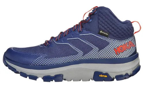 HOKA ONE ONE Fabric Cushioning Slip Resistant Abrasion Resistant Breathable Mid top Mountaineering Hiking Shoes Men's