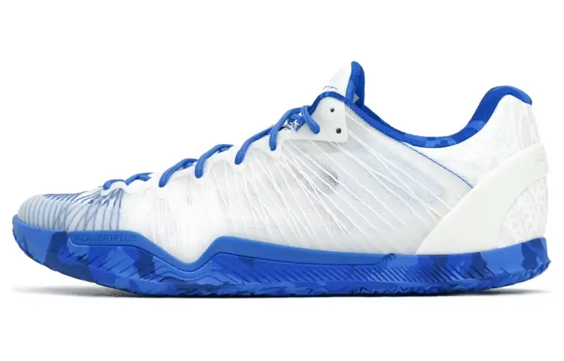 Serious Player Only Player 1 Basketball Shoes Men's Low Top White/Blue