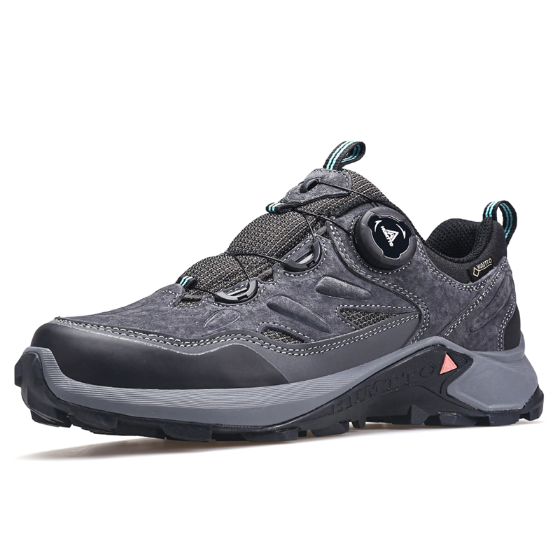 HUMTTO Slip Resistant Abrasion Resistant Slip Resistant Abrasion Resistant Low top Outdoor Shoes Unisex Gray